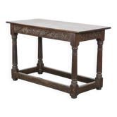 Antique English side table/hall table from the early 18th century