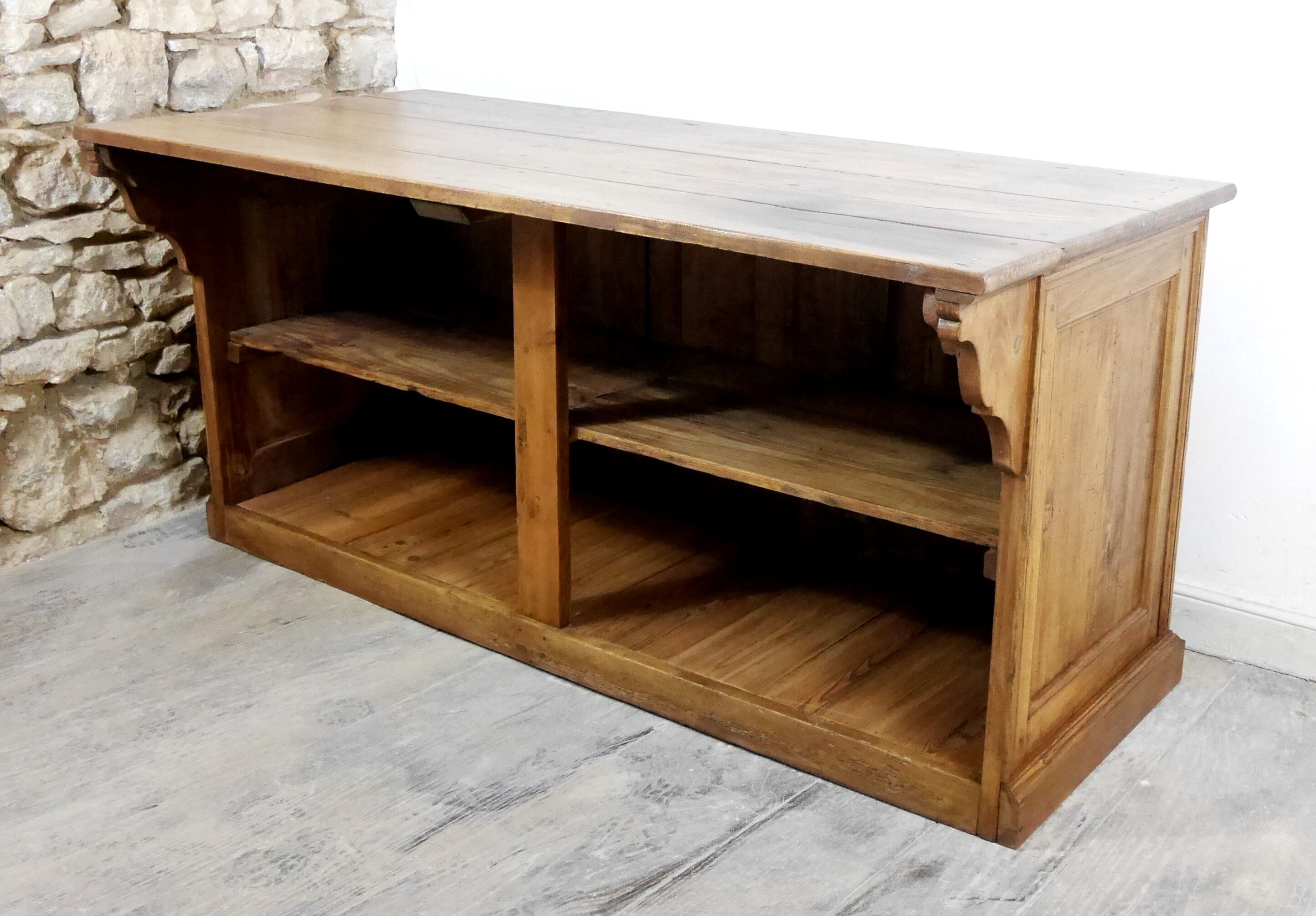Old draper table store counter
