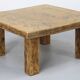 Vintage Rustic Brutalist Coffee Table