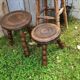 Vintage wooden stool, beautiful patina