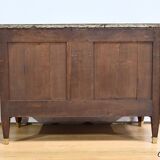 Rare mahogany commode, Louis XVI period – 2nd half of the 18th century.