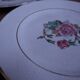 6 floral half porcelain dinner plates KIFO Amandinoise