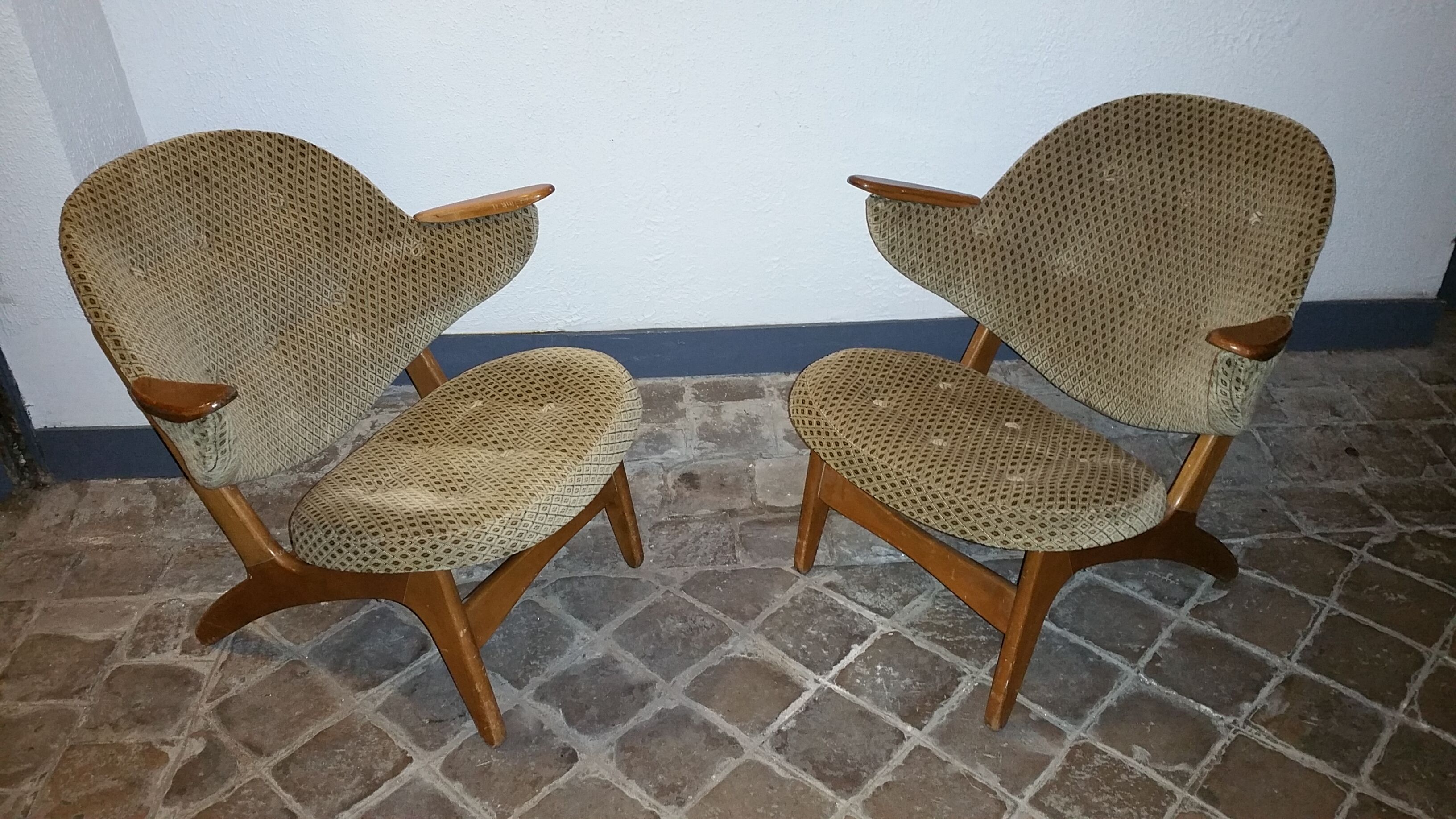 Armchair Model 33 of Carl Edward Matthes vintage 50s