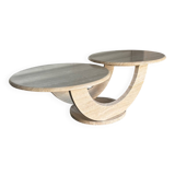 Table basse italienne en travertin
