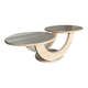 Italian travertine coffee table