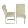 Paire de chaises de Giovanni Offredi modèle Ealing édité par Saporiti Italie circa 1970