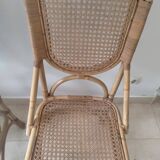 Pair of rattan chairs