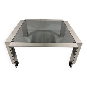 table basse chromée