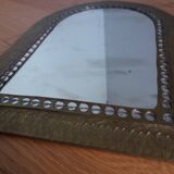 Miroir oriental en laiton