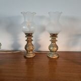 Vintage alabaster lamp by Pegasam. S.L Spain