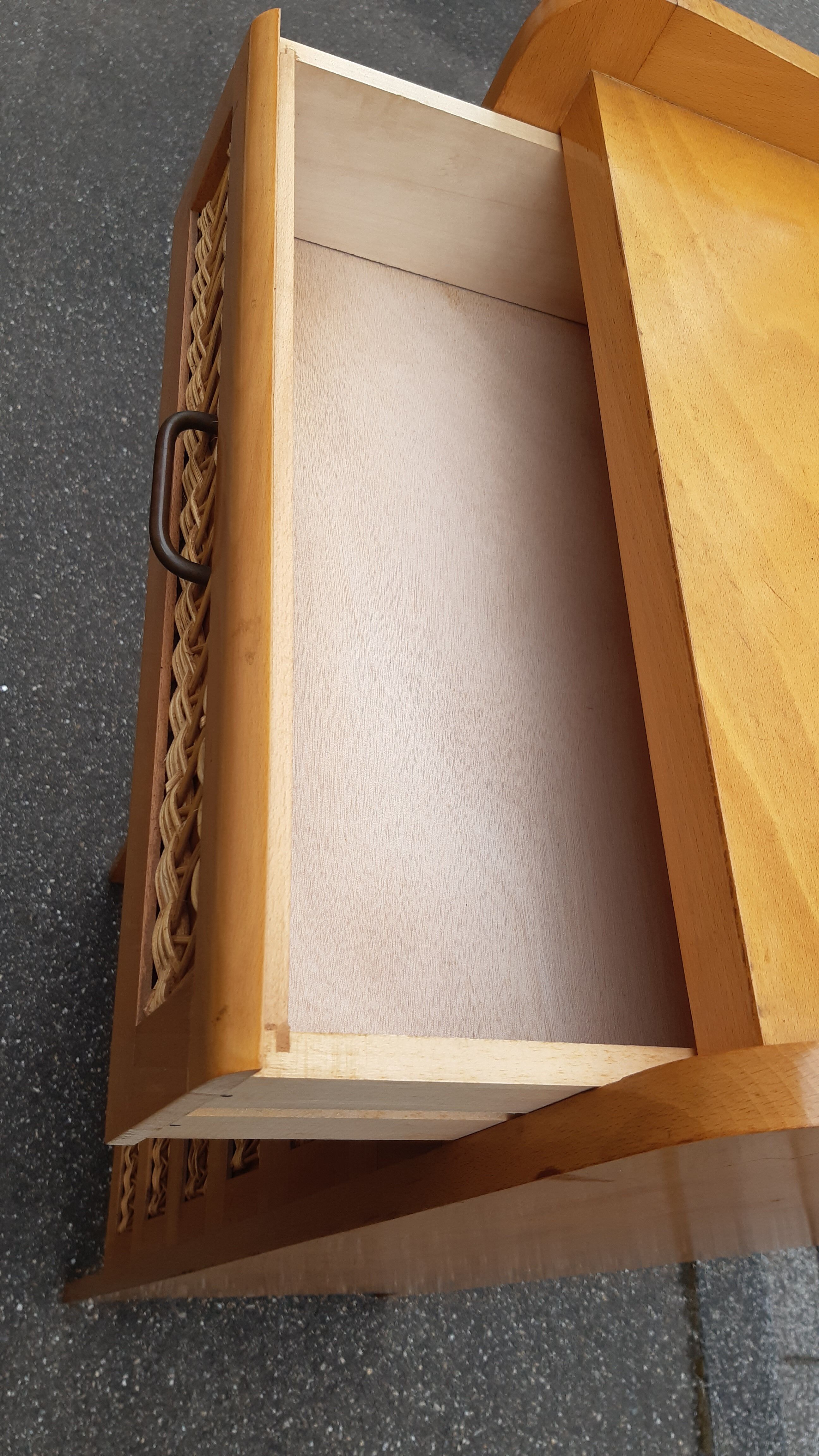 Vintage rattan chiffon