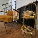 Vintage rattan bar