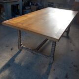 Oak farmhouse table