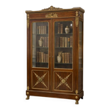 Unique Empire library display cabinet, France, circa 1820.