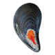 Grand plat en forme de moule style Vallauris