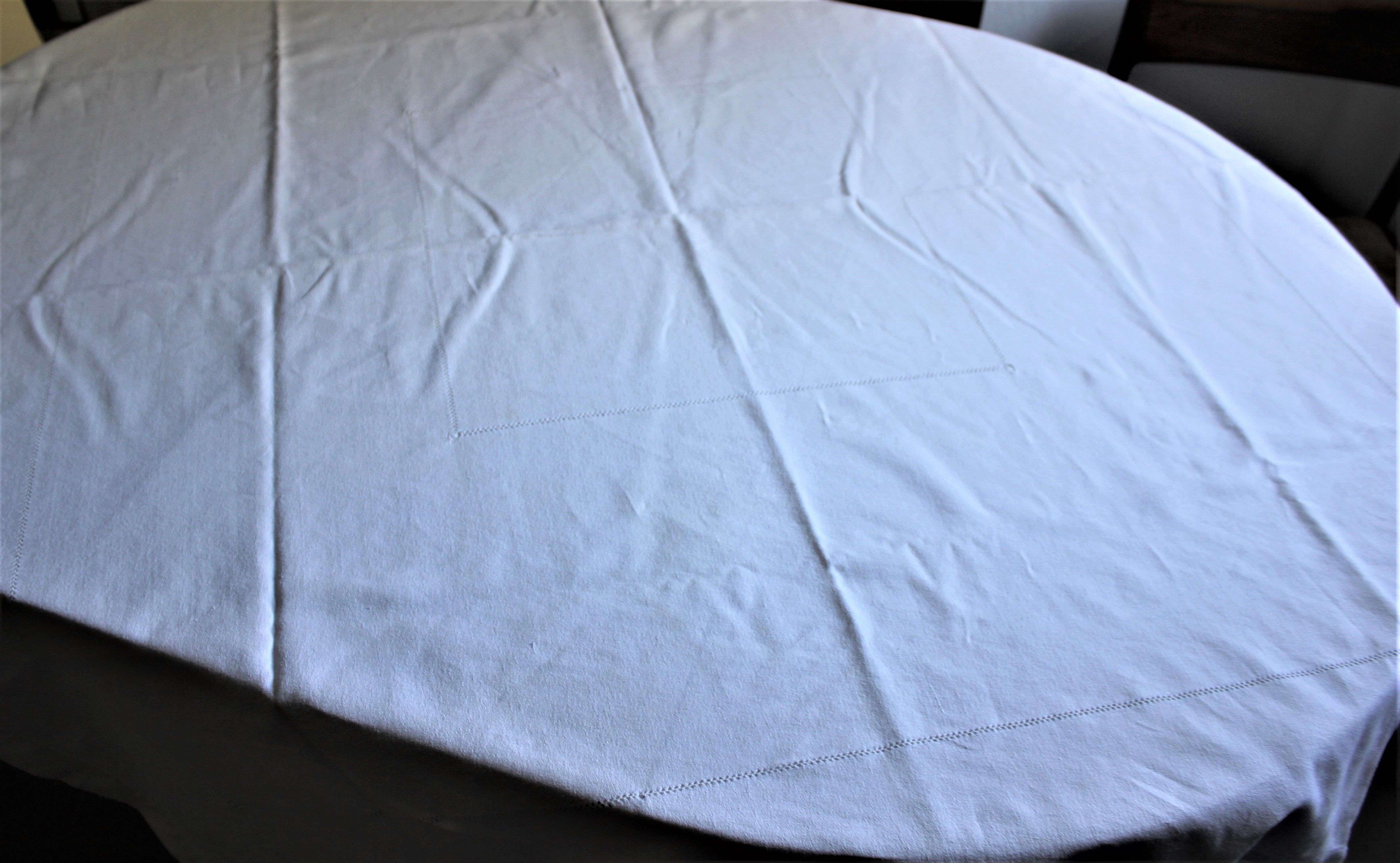 Vintage linen tablecloth