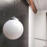 Opaline ball pendant light