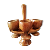 Servant teak 6 scandinavian eggcups