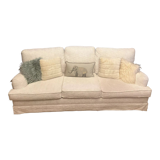 Ecru tweed sofa
