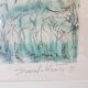 Aquarelle bocage normand signée