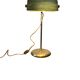 Vintage brass banker lamp / desk lamp / table lamp