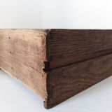 Old wooden workshop drawer