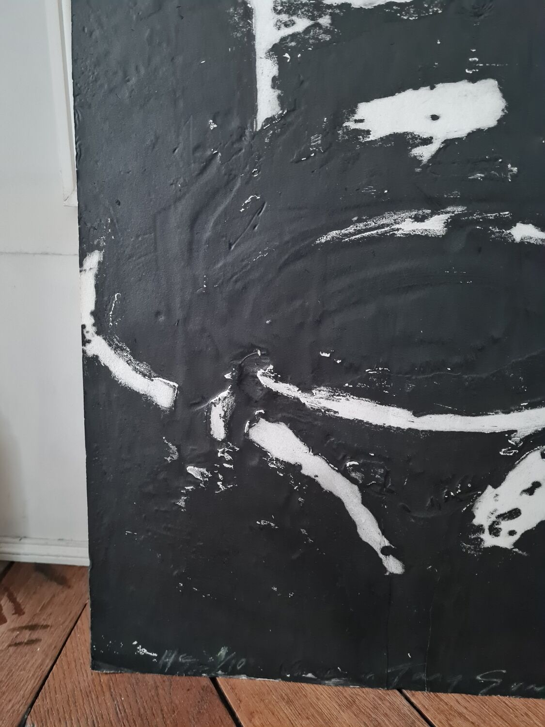 Tony Soulié large black and white aquagravure signed