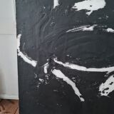 Tony Soulié large black and white aquagravure signed