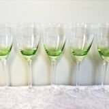 5 verres à pied