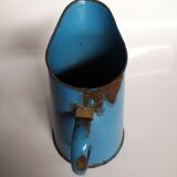 blue enamel vase