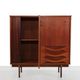 Italian modernist design highboard in teak and rosewood, 1960