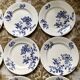 Sarreguemines ironstone flat plates, Damascus model