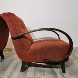 Pair of armchairs by Jindrich Halabala