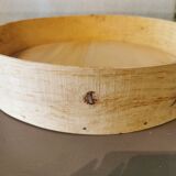 Large wood and leather tray Morocco