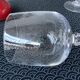 Crystal glasses chiseled on foot Vierzon