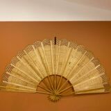 Giant bamboo and cane fan