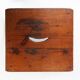 Industrial Square Wooden Stool with Handle, Belgium, 1920s
