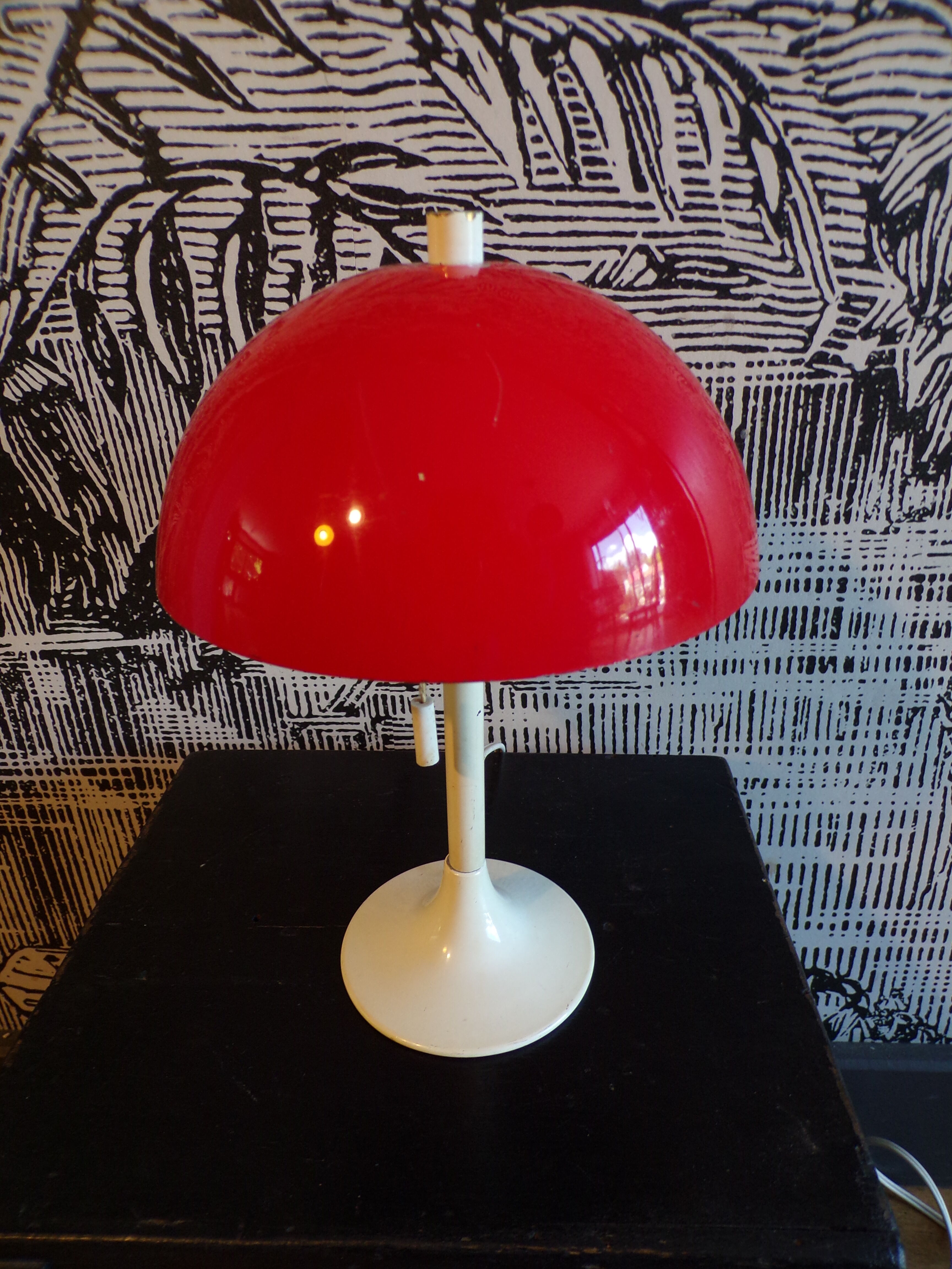 Vintage mushroom lamp Delmas