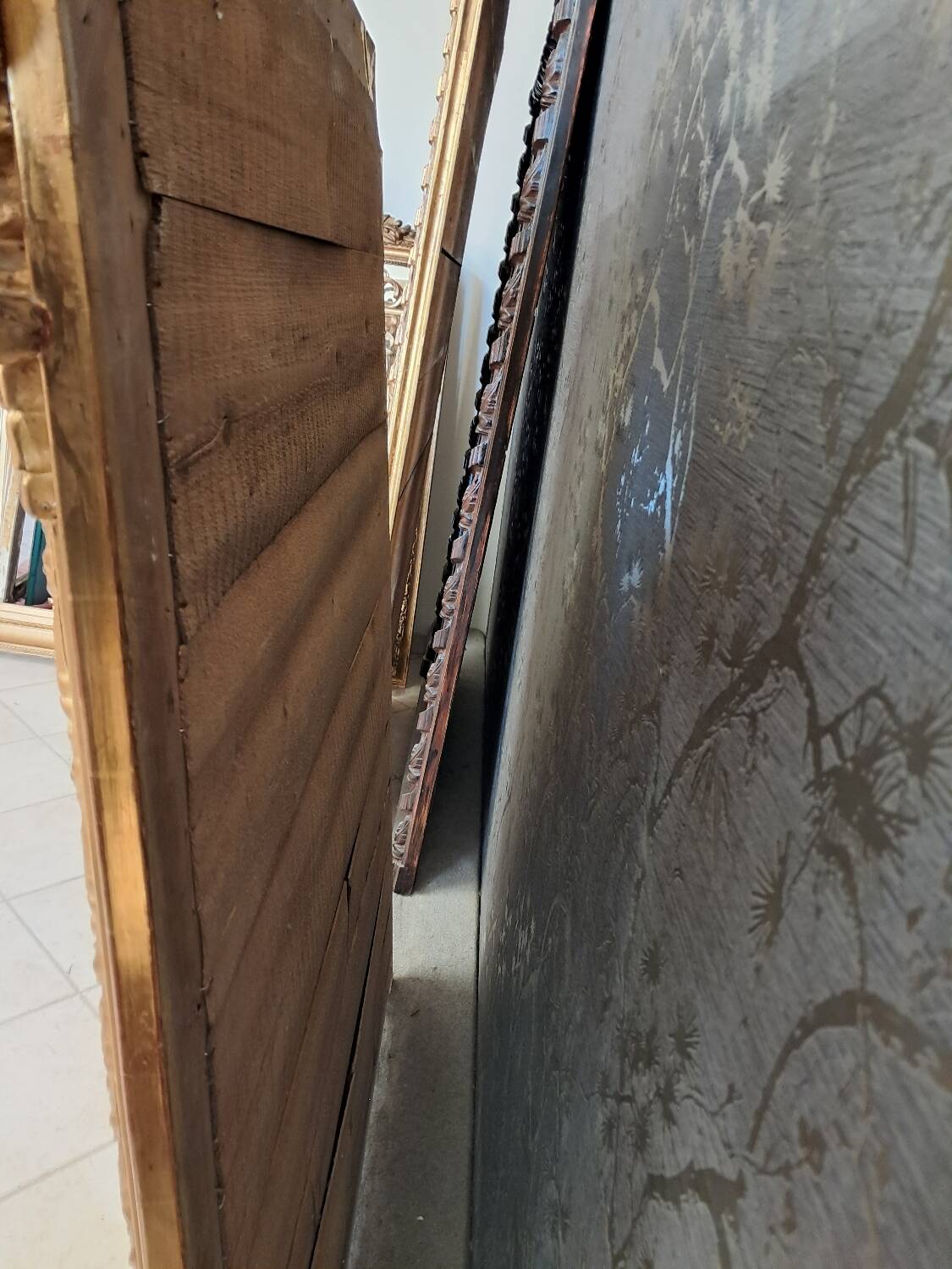 Mirror 19th century Louis XV style 159 x 112