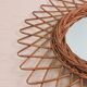 Miroir en rotin 40x32cm