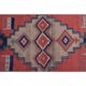 Tapis en laine et coton fait main Oushak turc des années 1970, 104x307.