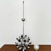 Chromed 1970s Sputnik Chandelier by Motoko Ishii for Staff