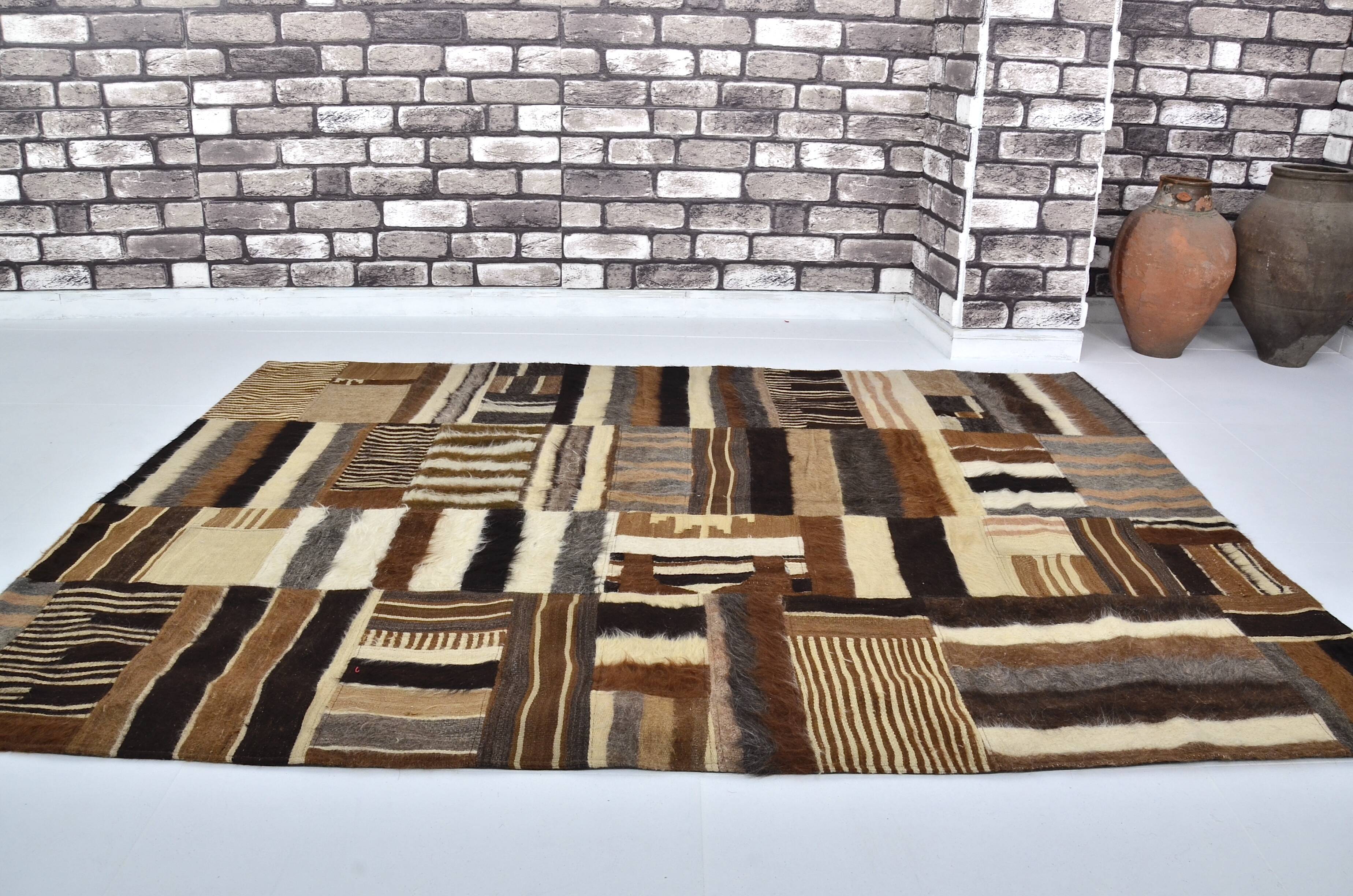 Kurdish Handmade Vintage Carpet sku 3049