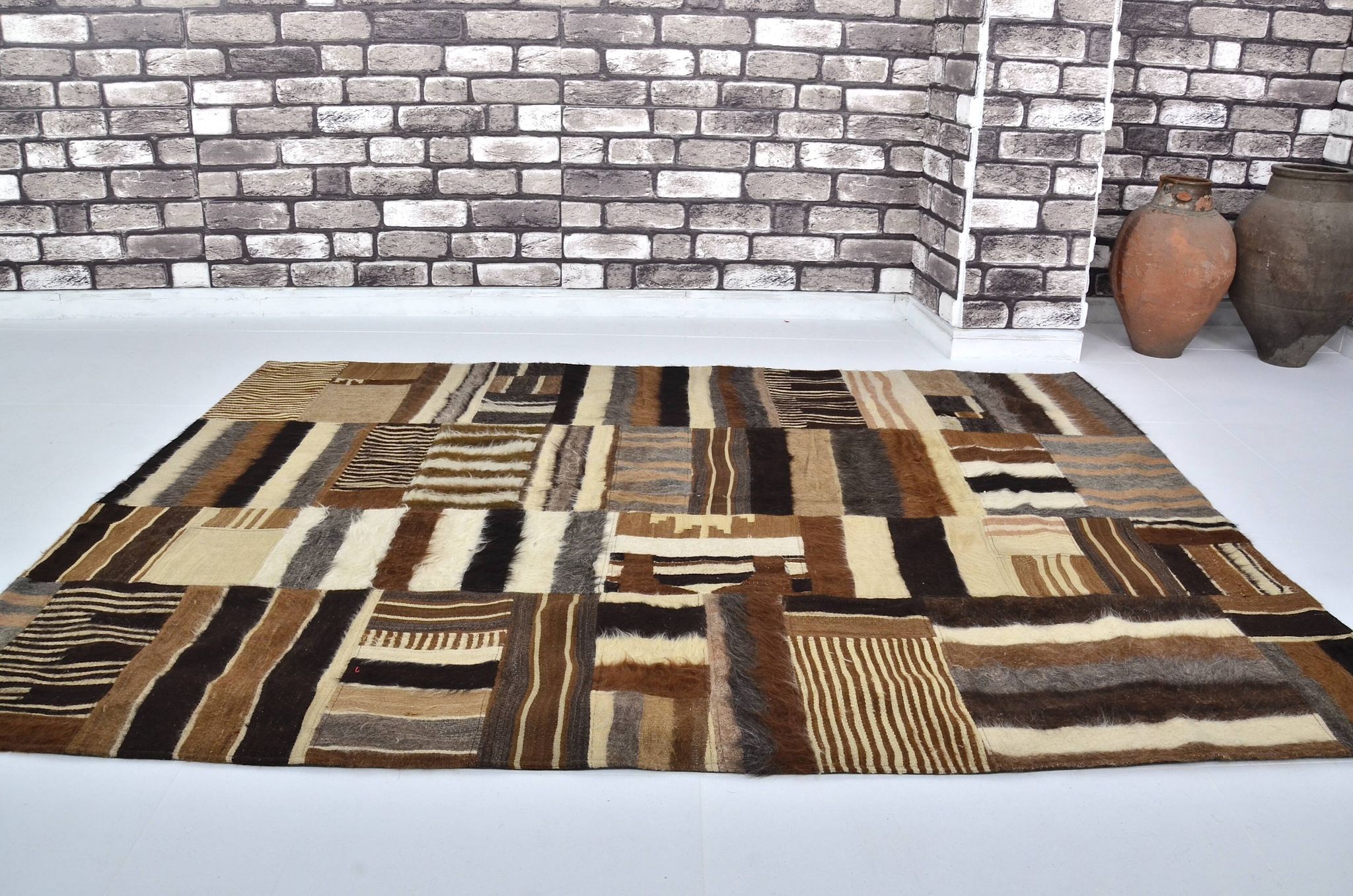 Tapis kurde vintage fait main sku 3049