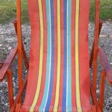 Pair of vintage long chairs