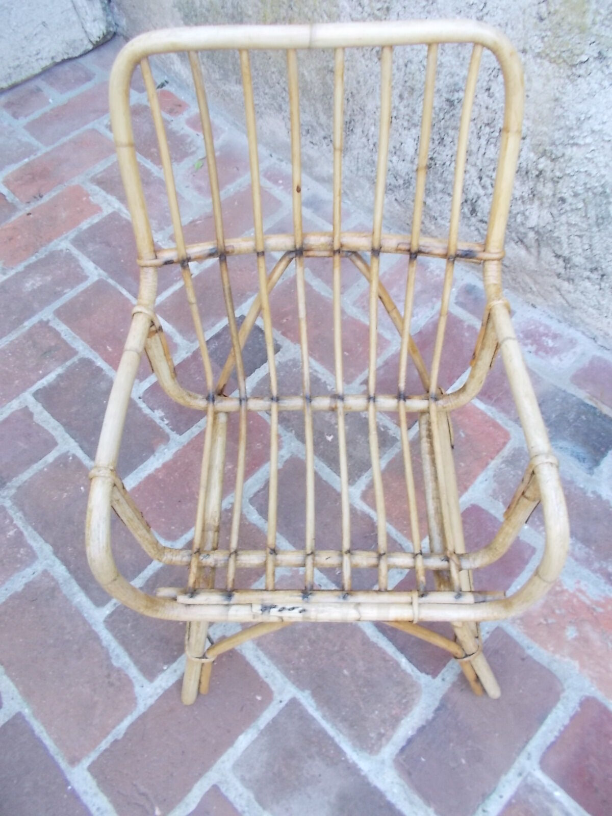 Child rattan armchair