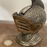 Table lighter in the shape of a medieval mask