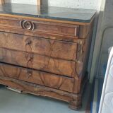 antique walnut commode