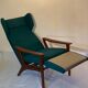 Swedish wingback lounge chair