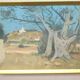 Ove Olson ( 1903-1975 ), Swedish Modern Painting, 1974, Oil on Canvas, Framed.